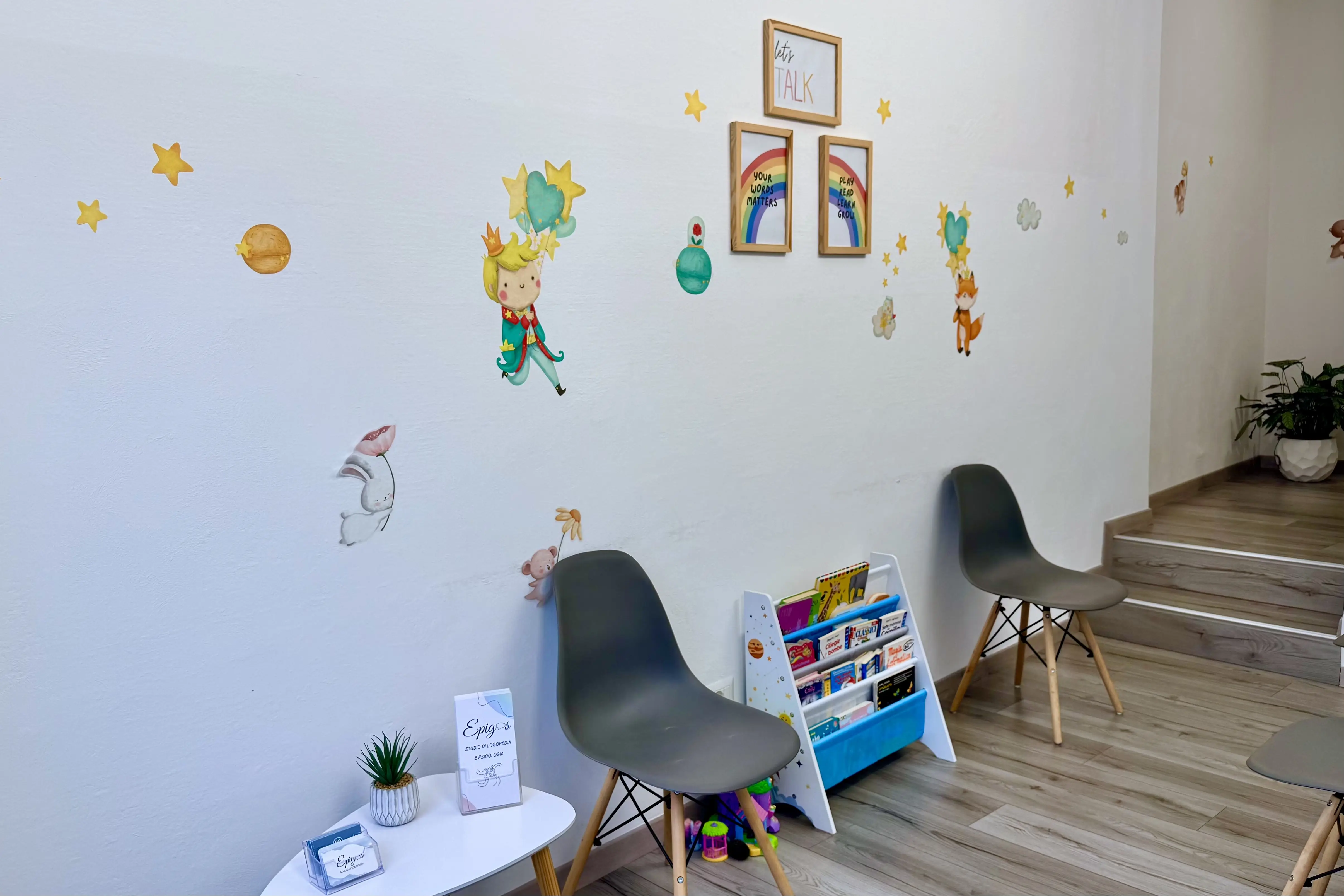 Studio Epigos - Sala di accoglienza dello studio
